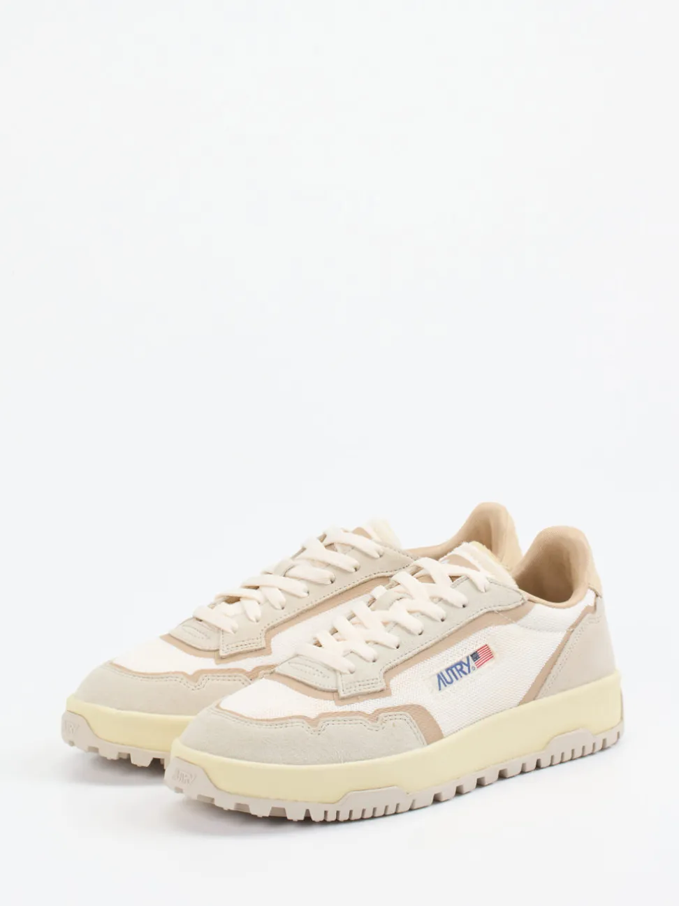 Autry – Sneaker aus Textil in Beige
