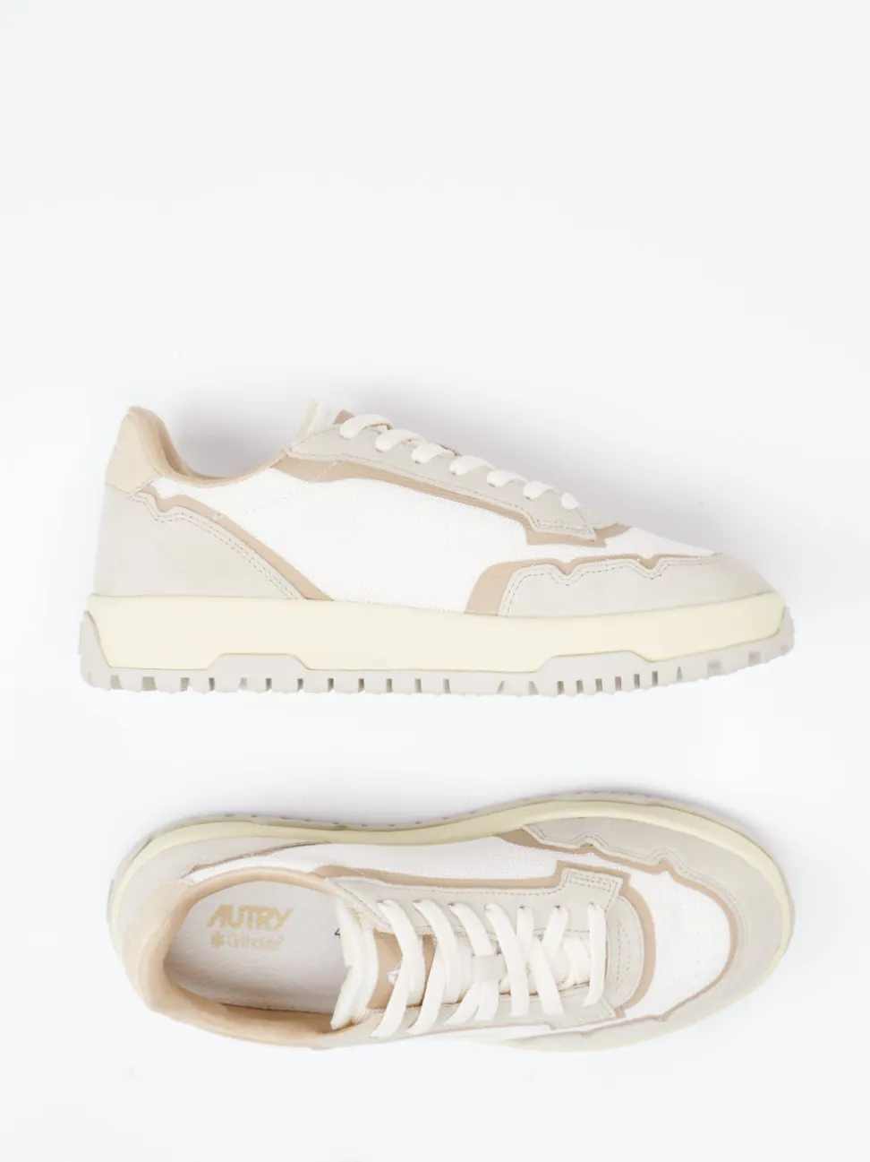 Autry – Sneaker aus Textil in Beige