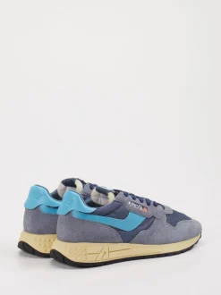 Autry – Sneaker aus Velour/Textil in Blau
