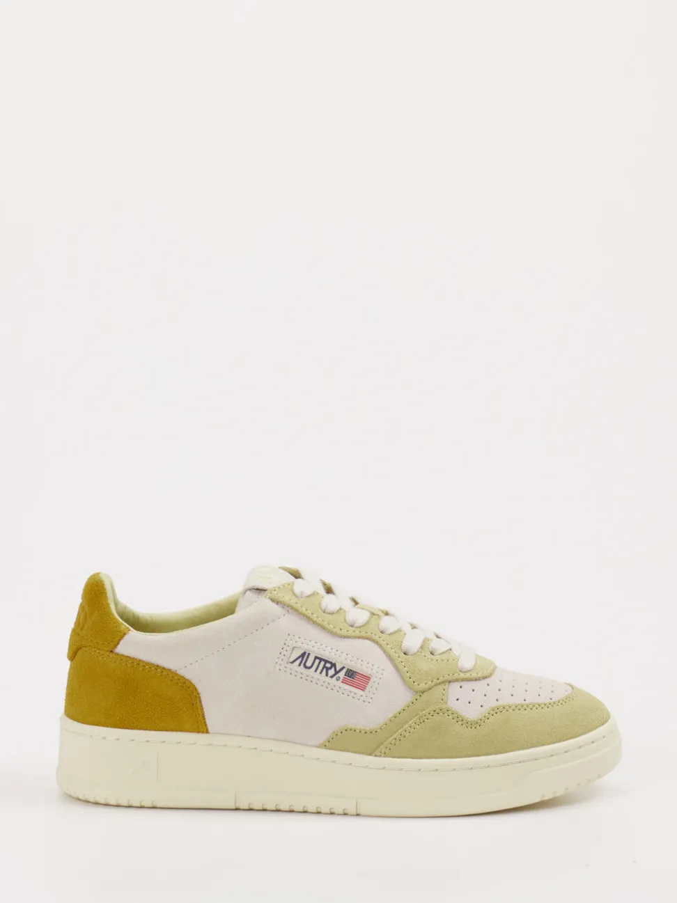 Autry – Sneaker aus Veloursleder Beige