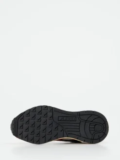 Autry – Sneaker aus Velour/Textil in Dunkelrot