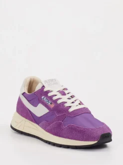Autry – Sneaker aus Velour/Textil in Violett