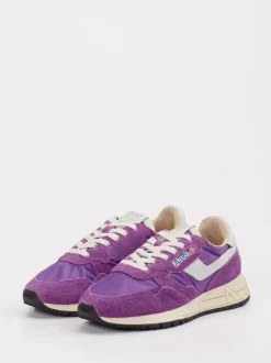 Autry – Sneaker aus Velour/Textil in Violett