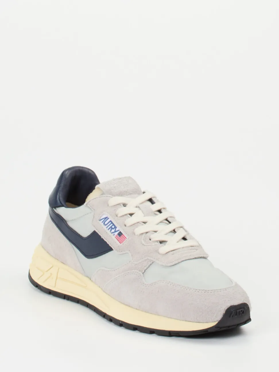 Autry – Sneaker aus Veloursleder und Nylon hellgrau