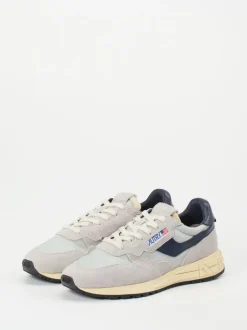 Autry – Sneaker aus Veloursleder und Nylon hellgrau