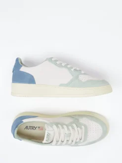 Autry – Sneaker aus Veloursleder in Pastelloptik