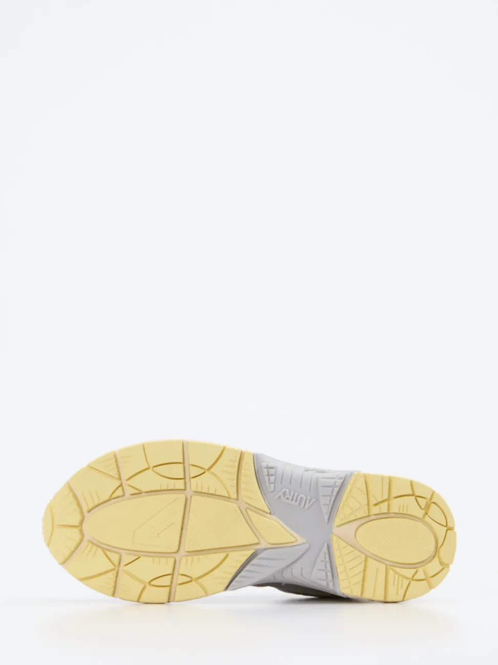 Autry – Sneaker aus Velour und Textil Cremebeige