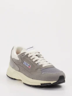 Autry – Sneaker aus Veloursleder und Mesh grau
