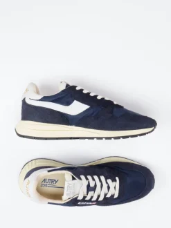 Autry – Sneaker aus Veloursleder und Nylon dunkelblau
