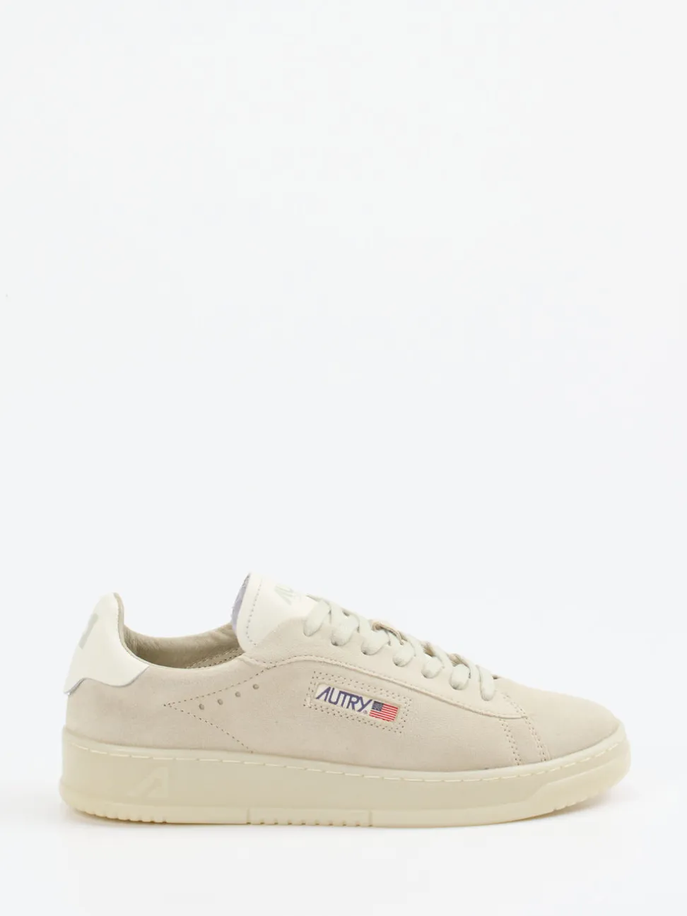 Autry – Sneaker aus Veloursleder in Beige
