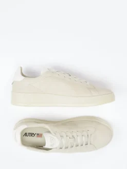 Autry – Sneaker aus Veloursleder in Beige