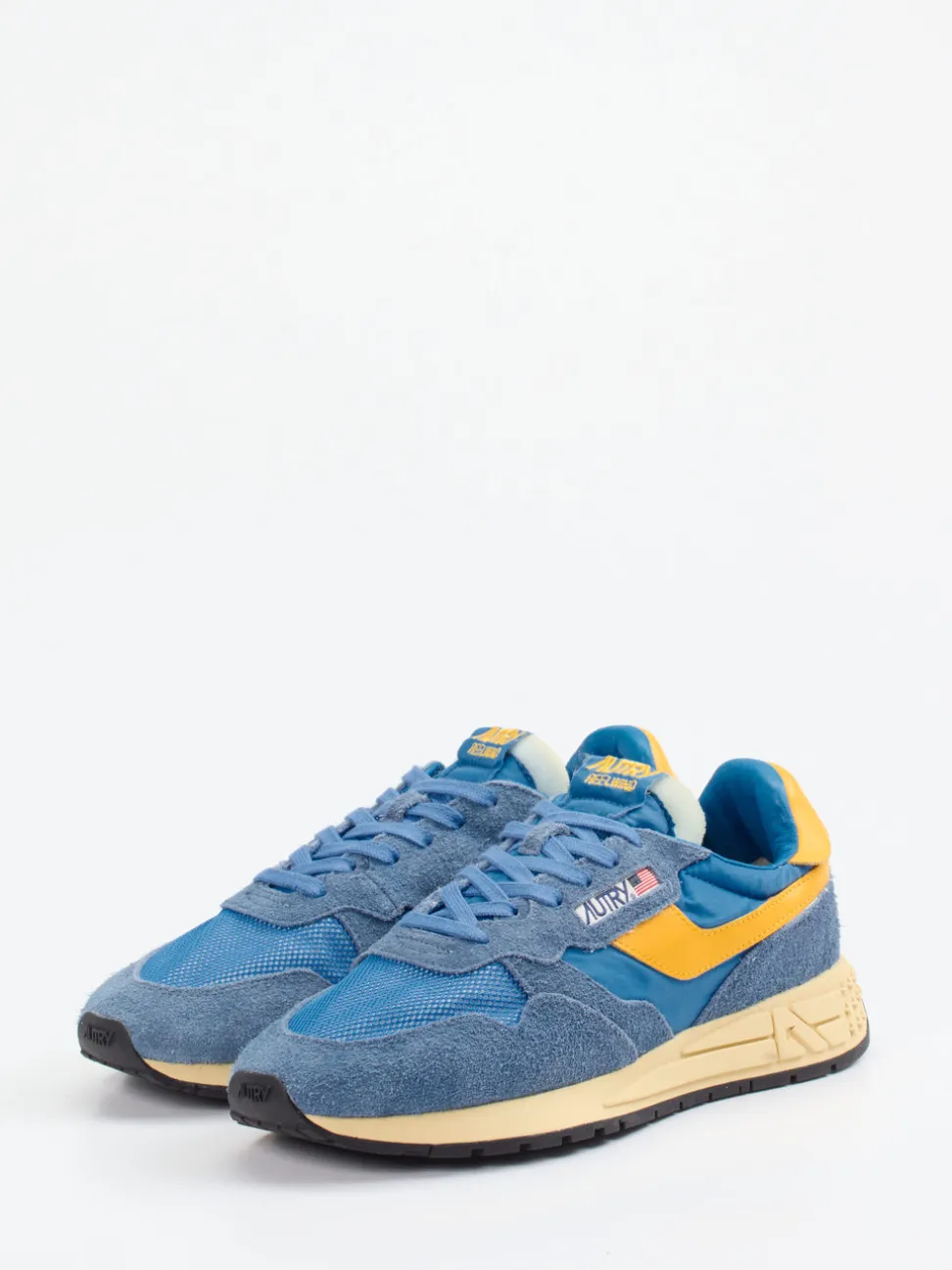 Autry – Sneaker aus Veloursleder in Jeansblau