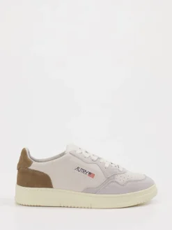 Autry – Sneaker aus Veloursleder in Beige