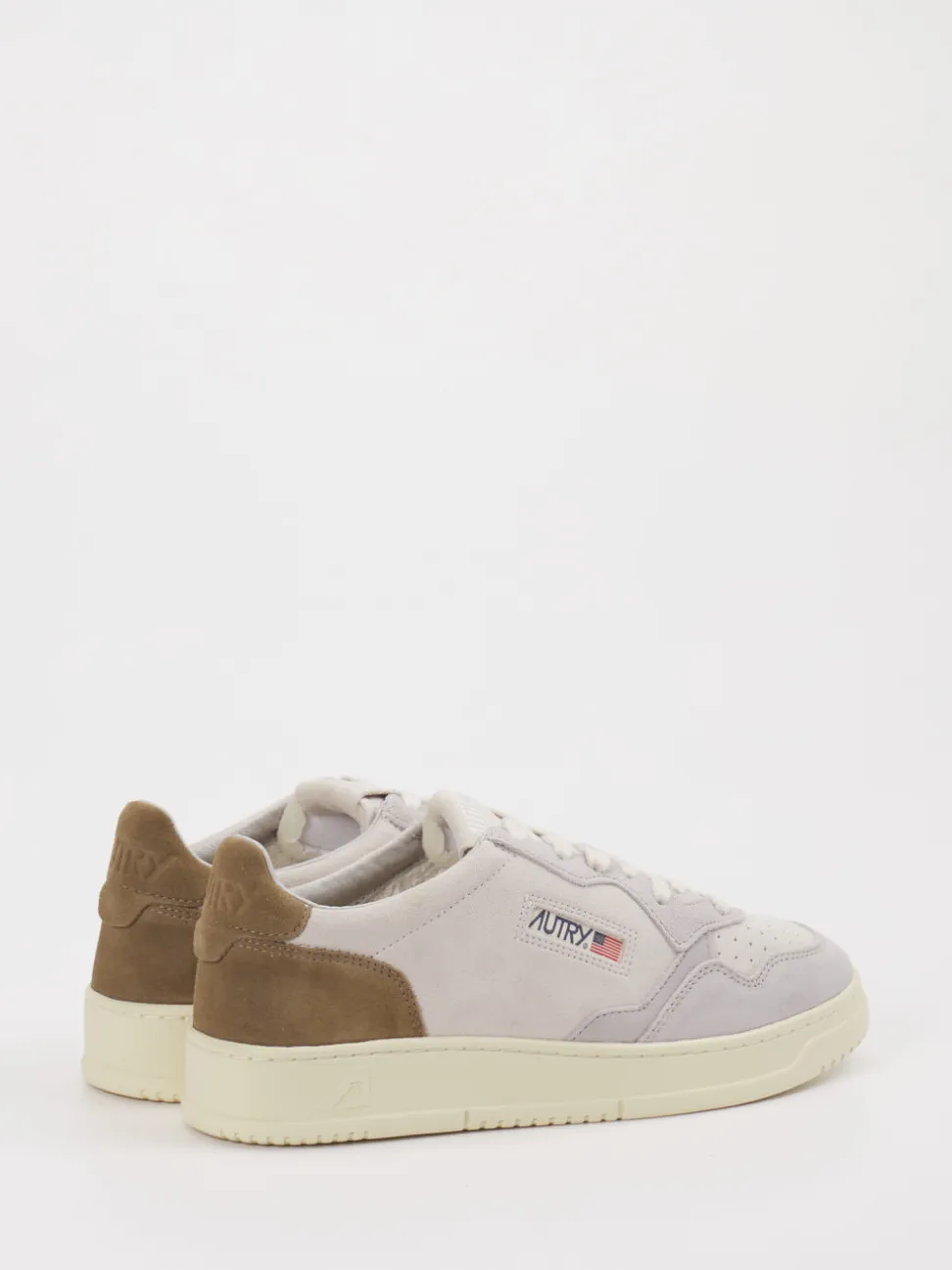 Autry – Sneaker aus Veloursleder in Beige