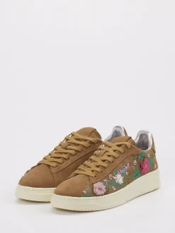 Autry – Sneaker aus Veloursleder cognacfarben