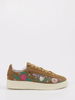 Autry – Sneaker aus Veloursleder cognacfarben