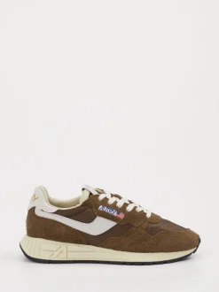 Autry – Sneaker aus Velour/Textil in Braun