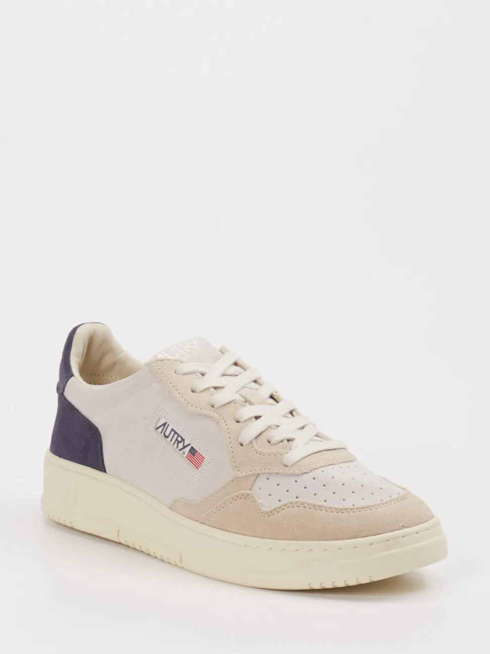Autry – Sneaker aus Veloursleder in Beige