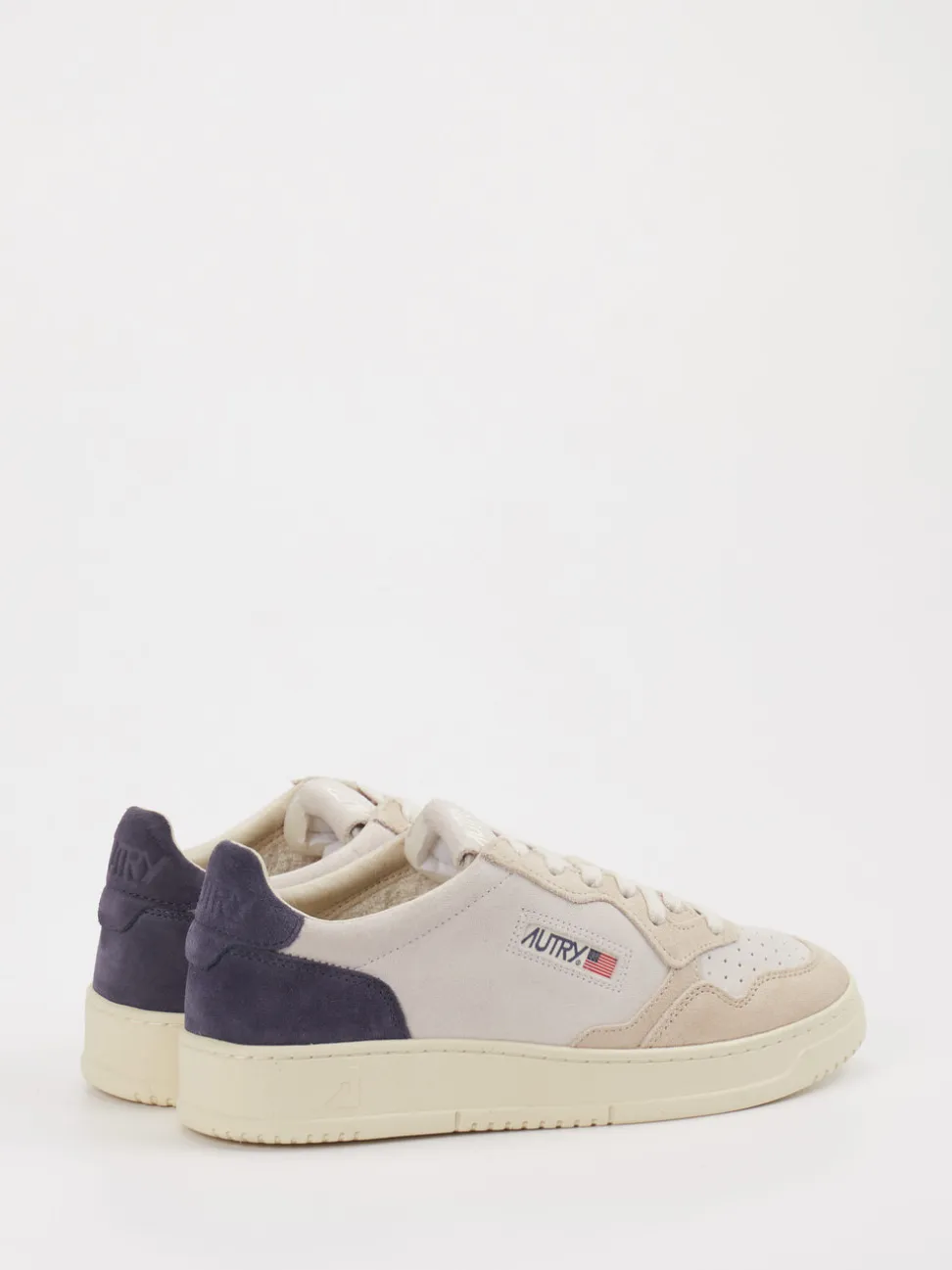 Autry – Sneaker aus Veloursleder in Beige