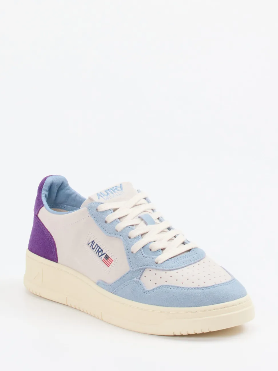 Autry – Sneaker aus Veloursleder in Pastelltönen