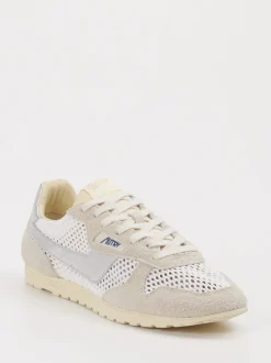 Autry – Sneaker aus Veloursleder und Mesh Beige