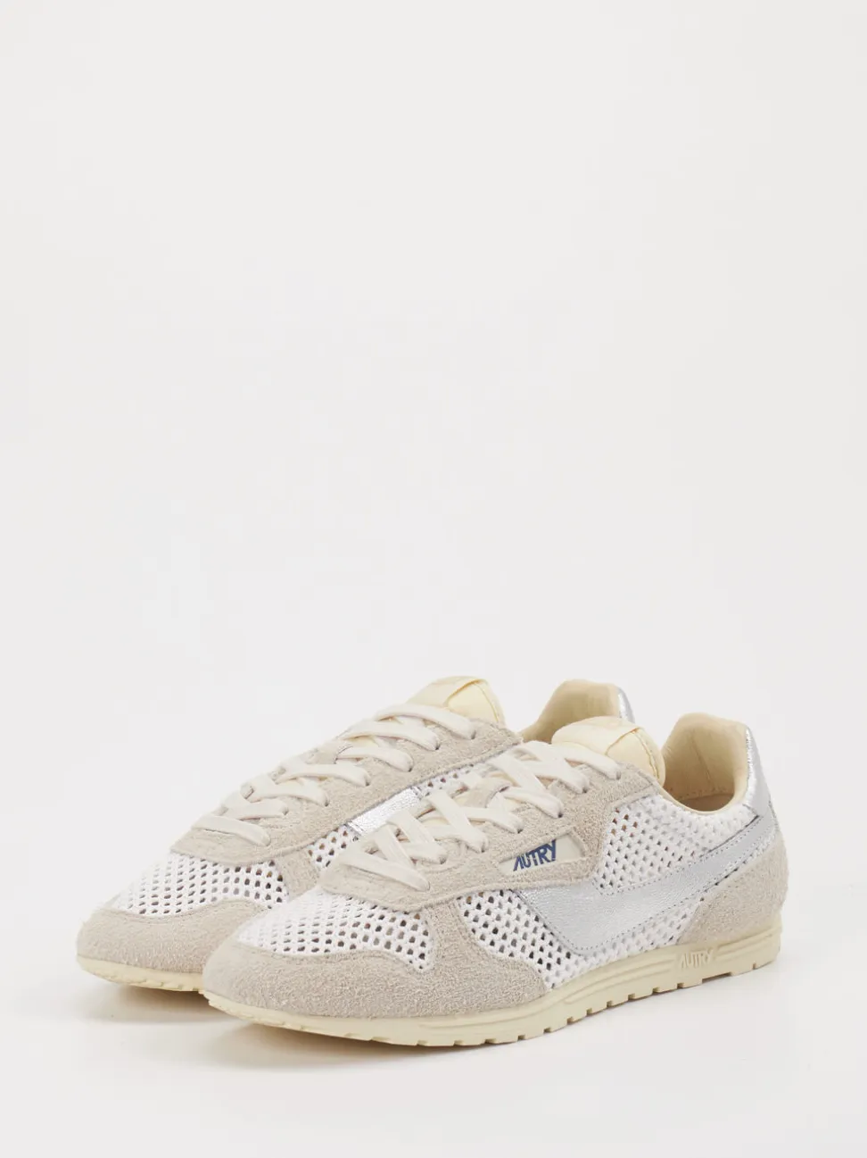 Autry – Sneaker aus Veloursleder und Mesh Beige