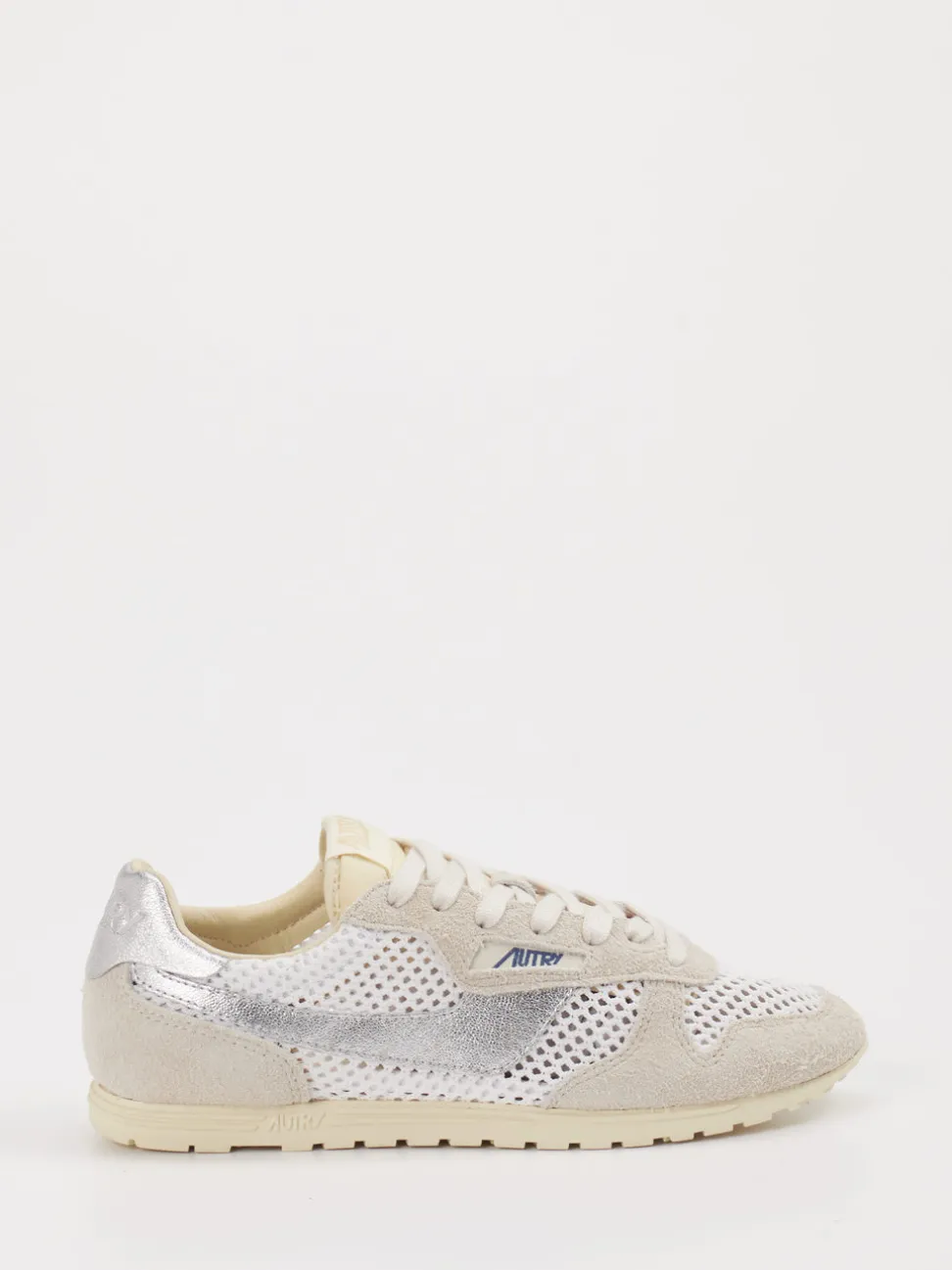 Autry – Sneaker aus Veloursleder und Mesh Beige