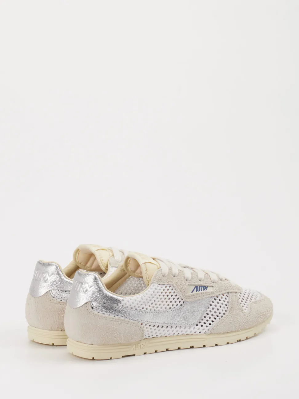 Autry – Sneaker aus Veloursleder und Mesh Beige