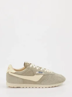 Autry – Sneaker aus Veloursleder in Beigegrau