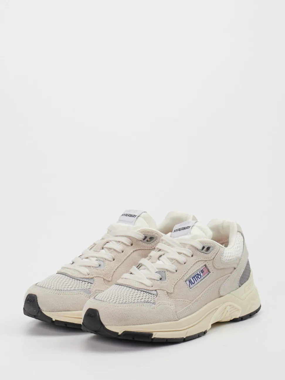 Autry – Sneaker aus Velour/Textil in Beige