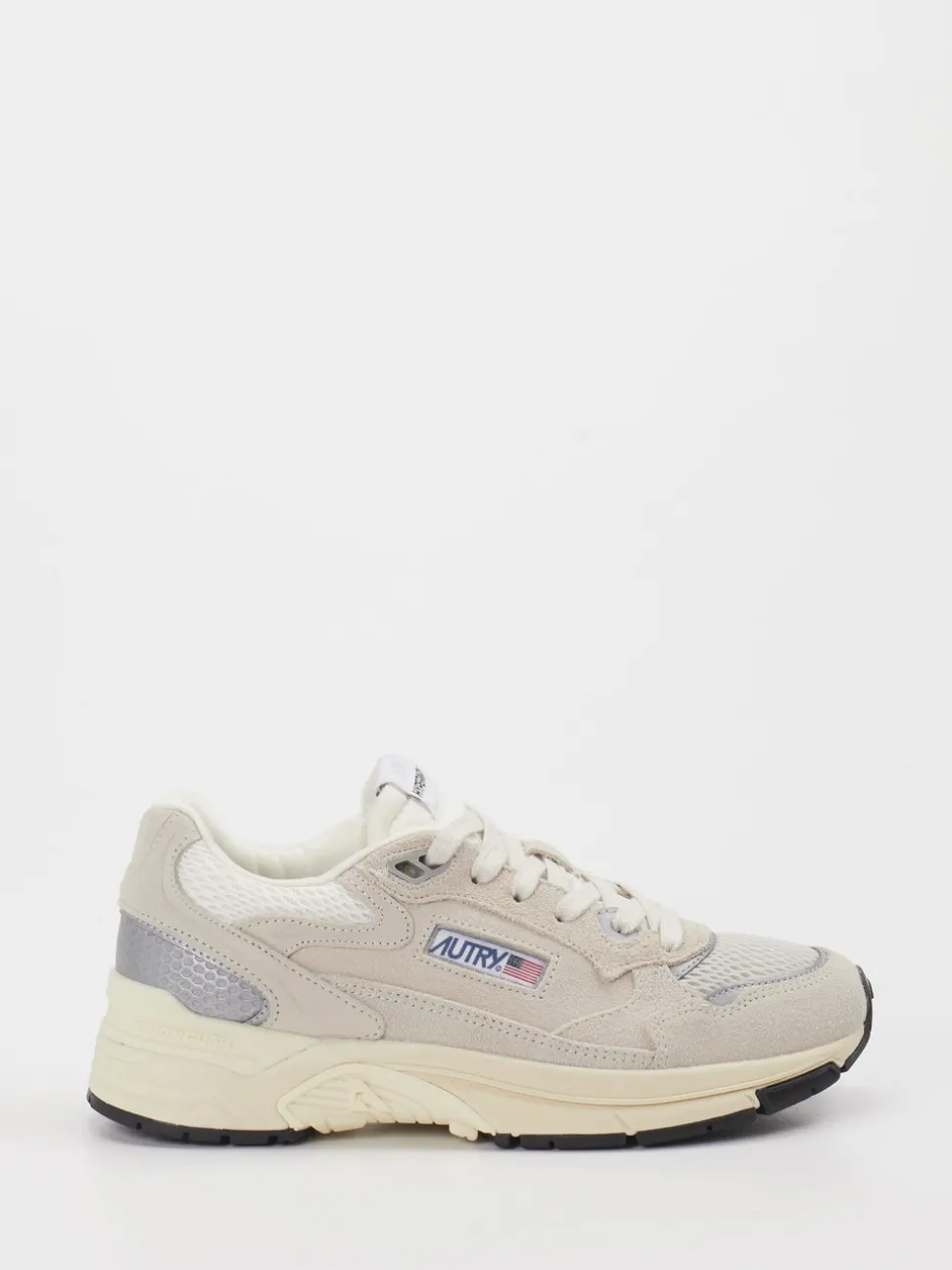 Autry – Sneaker aus Velour/Textil in Beige