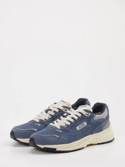 Autry – Sneaker aus Veloursleder jeansblau