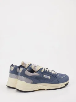 Autry – Sneaker aus Veloursleder jeansblau