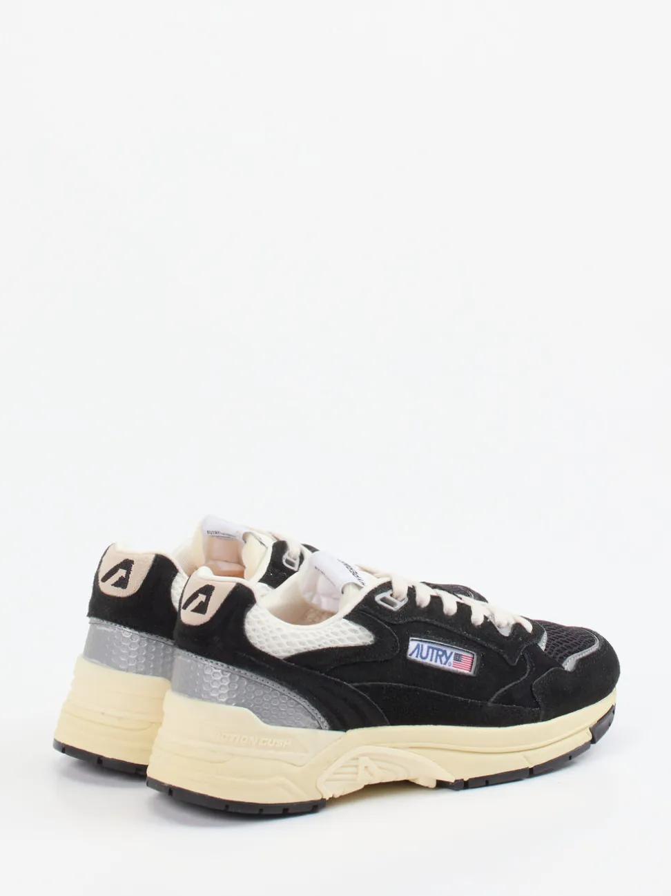 Autry – Sneaker aus Velour/Textil in Schwarz