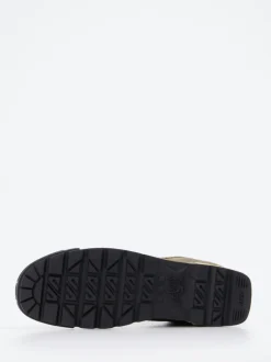 Autry – Sneakerboots aus Veloursleder olivgrün