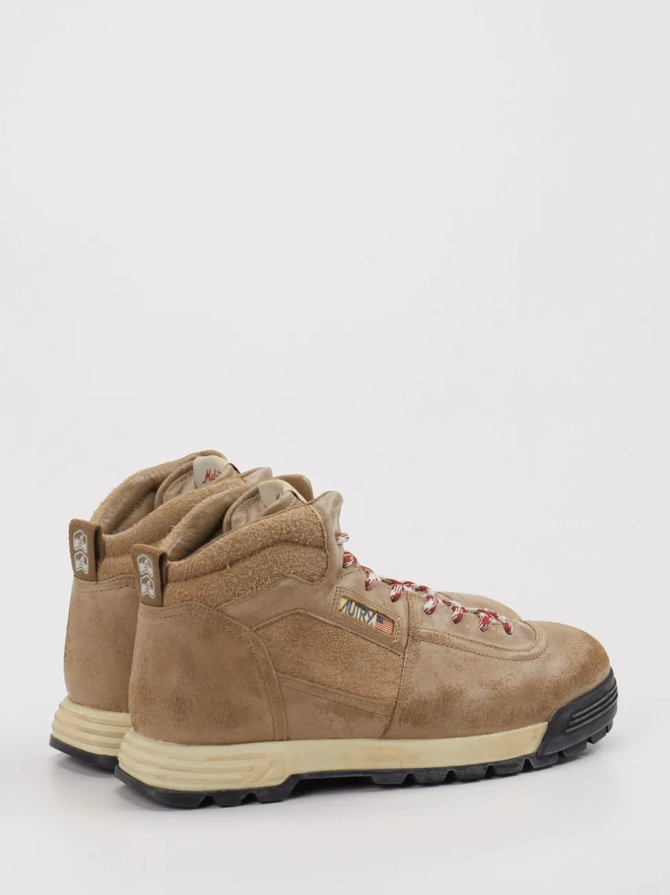 Autry – Wanderstiefel aus Veloursleder sandbeige