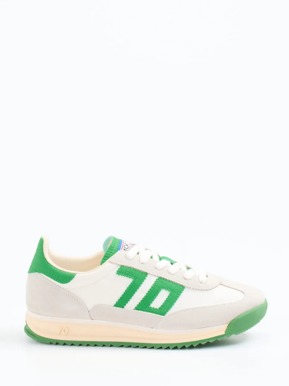 Back 70 – Retro-Runner aus Veloursleder und Textil