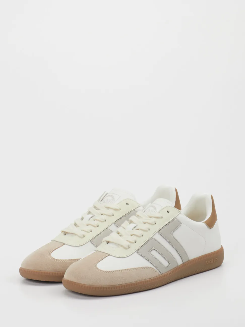 Back 70 – Retro-Sneaker aus Kalbleder Offwhite