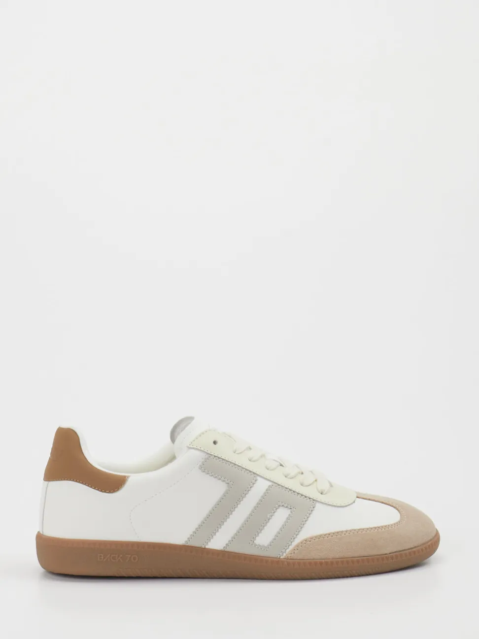 Back 70 – Retro-Sneaker aus Kalbleder Offwhite