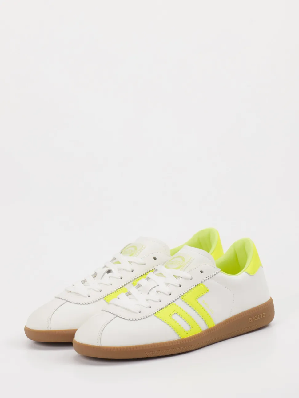 Back 70 – Retro-Sneaker aus Kalbleder Weiß