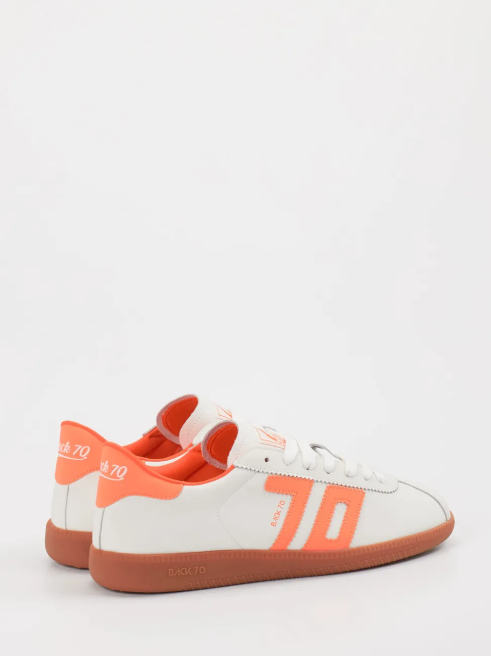Back 70 – Retro-Sneaker aus Kalbleder Offwhite