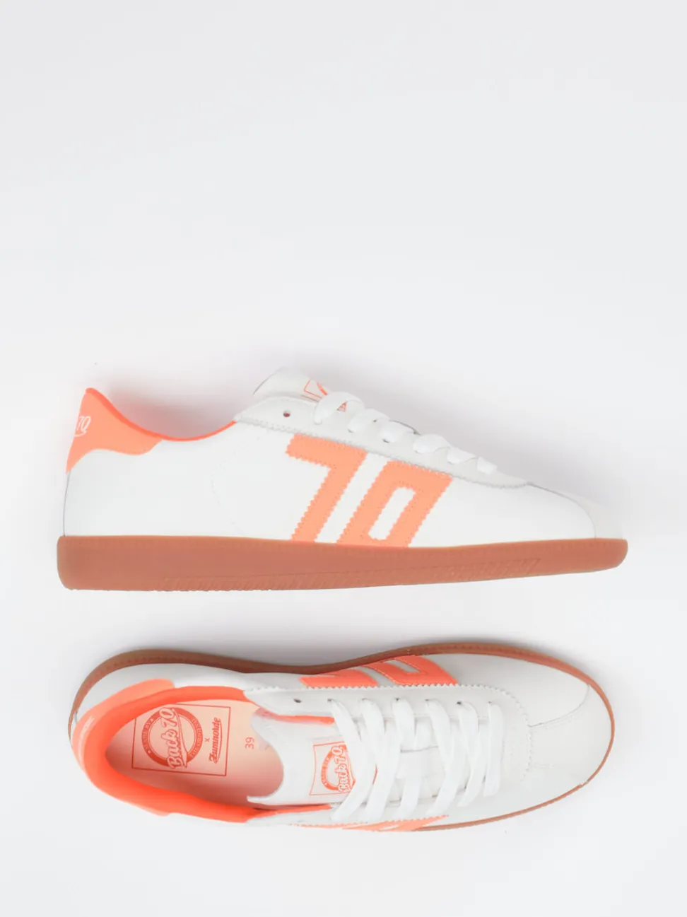 Back 70 – Retro-Sneaker aus Kalbleder Offwhite