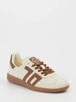 Back 70 – Retro-Sneaker aus Kalbleder in Beige
