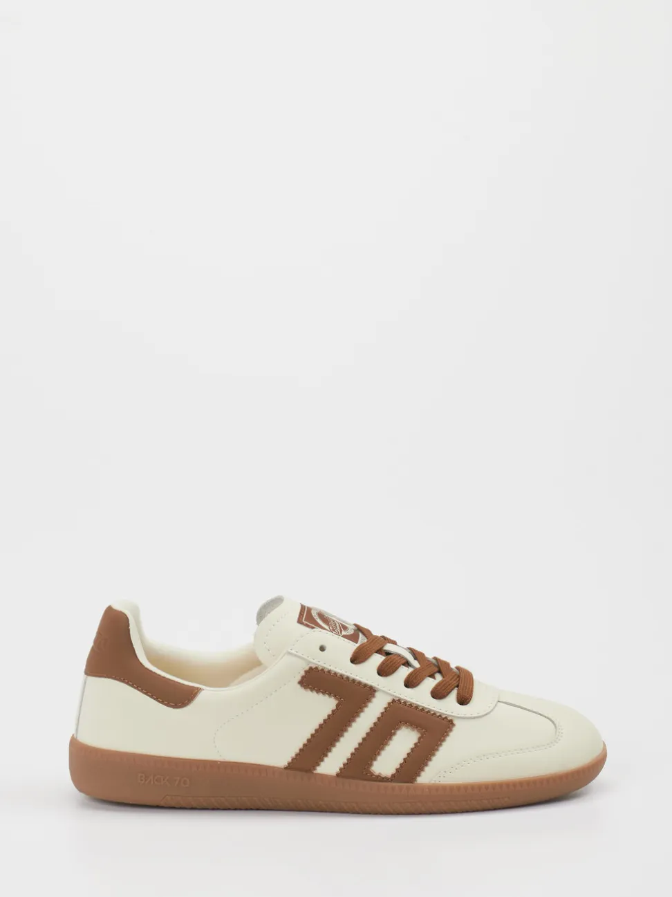 Back 70 – Retro-Sneaker aus Kalbleder in Beige