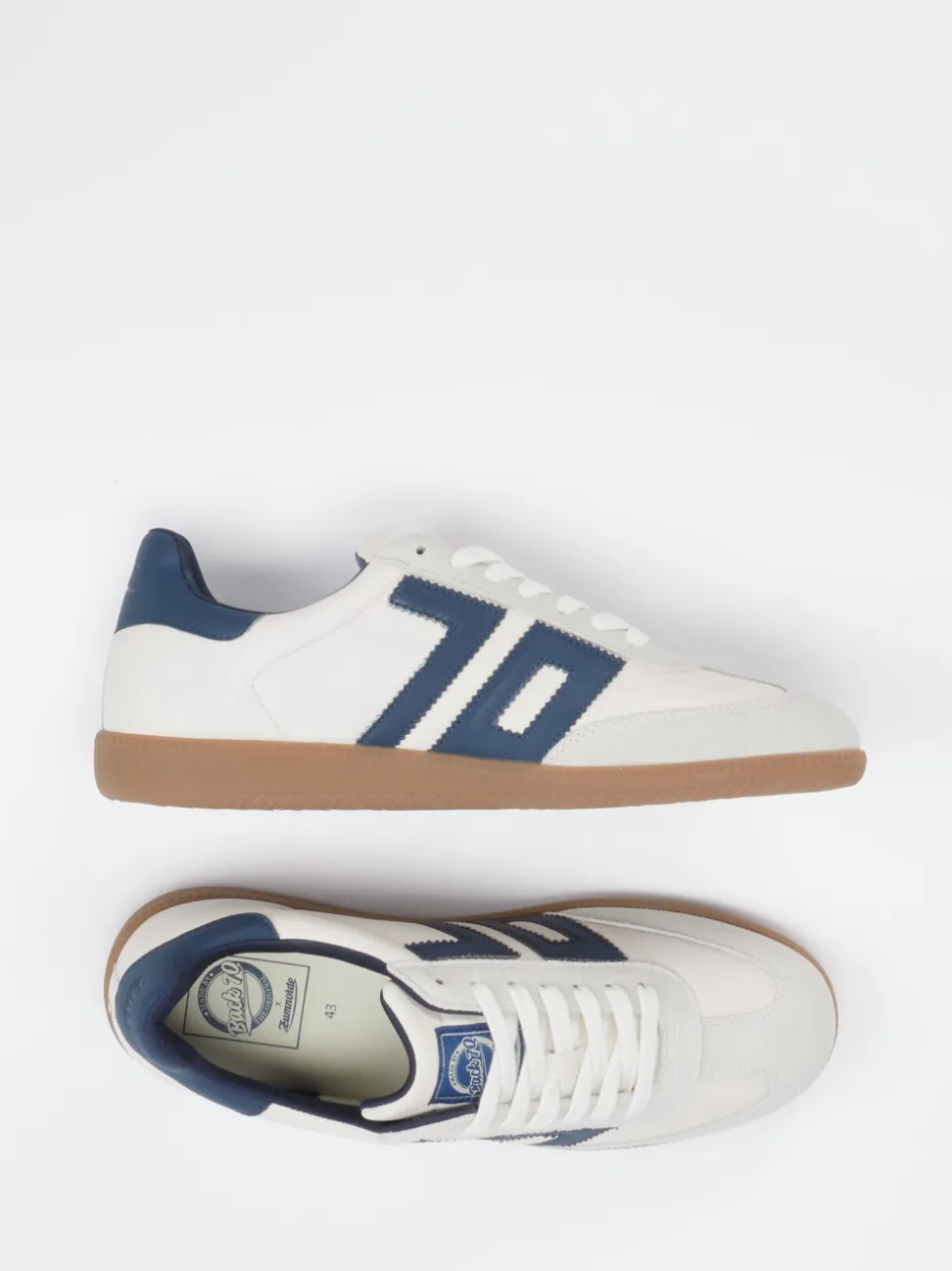 Back 70 – Retro-Sneaker aus Lammleder Offwhite