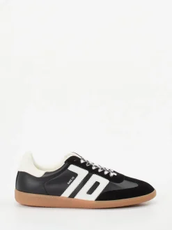 Back 70 – Retro-Sneaker aus Leder Schwarz