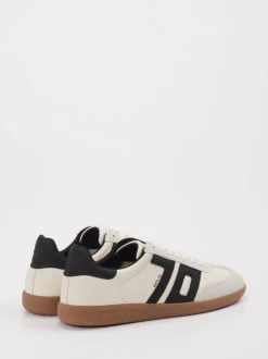 Back 70 – Retro-Sneaker aus Lammleder cremeweiß