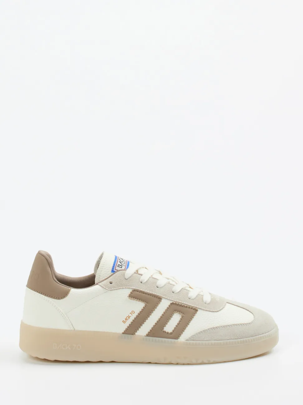 Back 70 – Retro-Sneaker aus Leder in Cremeweiß