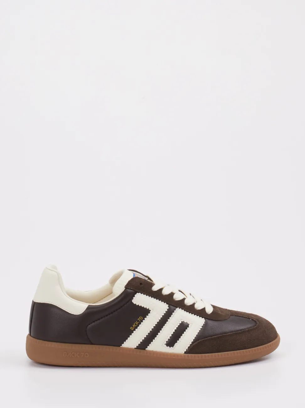Back 70 – Retro-Sneaker aus Velour/Leder braun