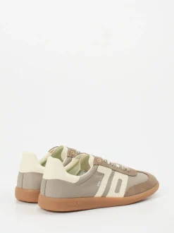 Back 70 – Retro-Sneaker aus Veloursleder in Taupe